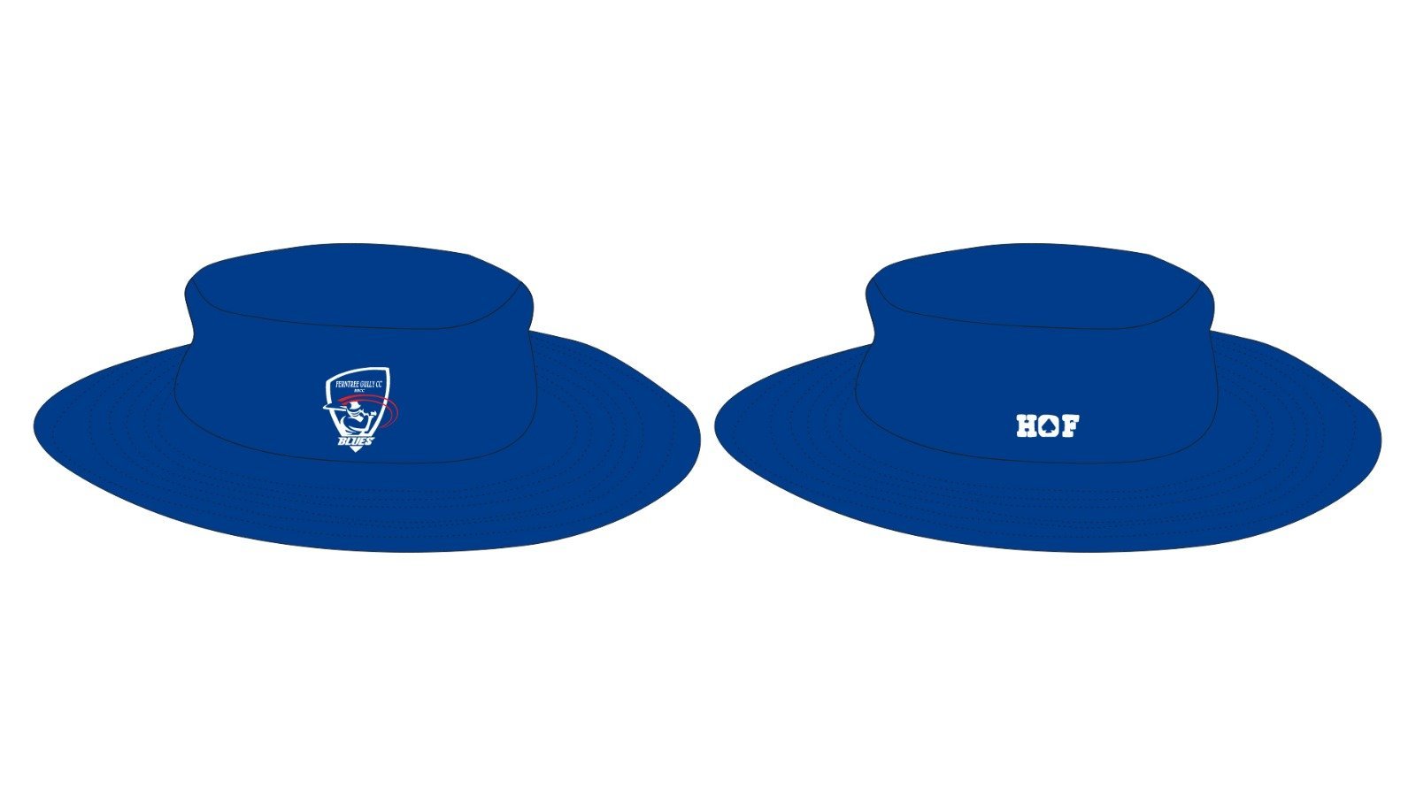 059972d6-a320-4c41-bb86-deddc97b8934.jpg FTGCC Club Sun Hat - White & Blue (only available via club) - Image 1
