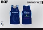 Clayton District CC Training Singlet - WS - Image 2