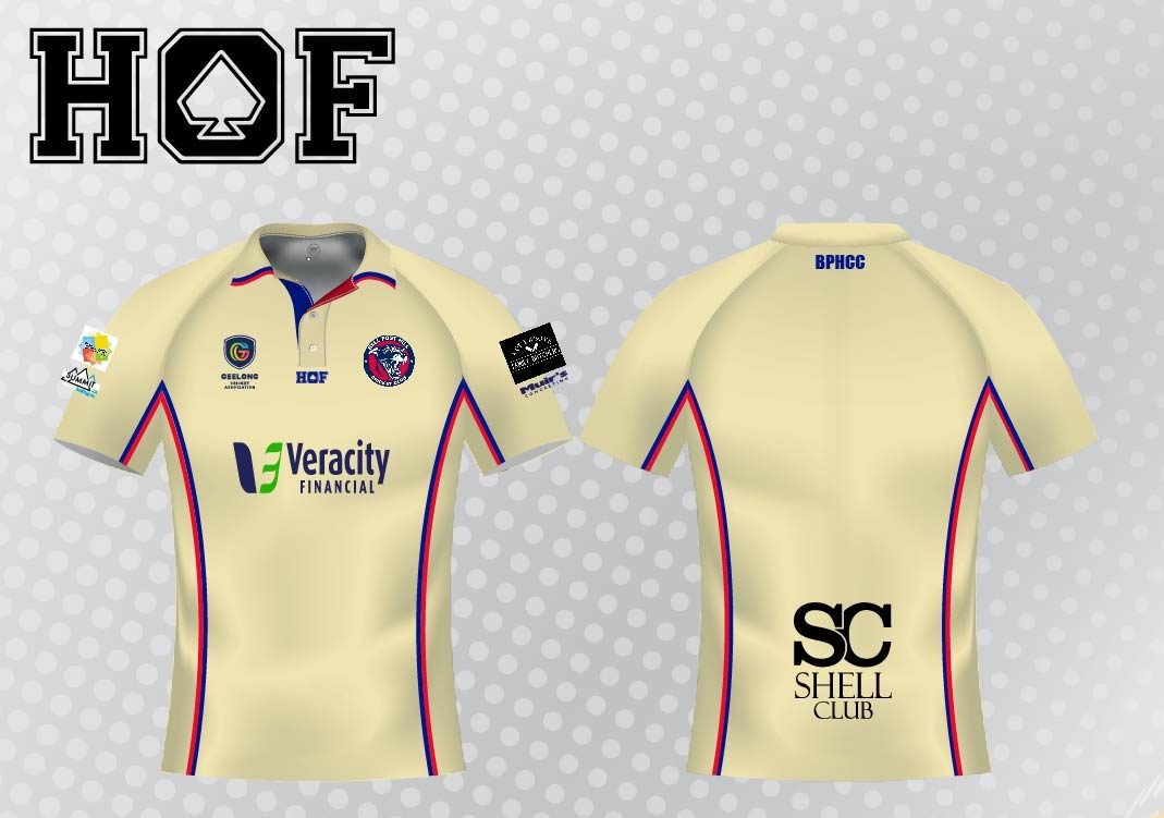 HOF-Bell-Post-Hill-CC-19-07-24-01-e1721357881688.jpg BPHCC BOYS - short sleeve cream polo - Image 1