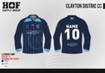 Clayton District CC Long sleeve 1 day polo