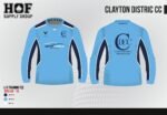 Clayton District CC Training Tee LS