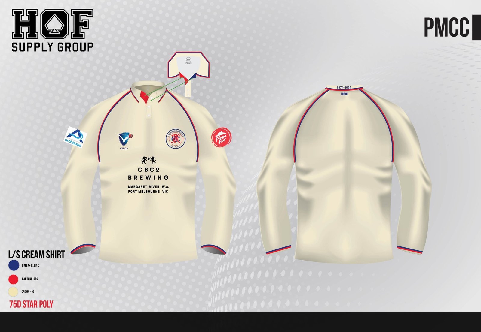 HOF-PMCC-150-Years-14-05-24-07-scaled-1.jpg Long Sleeve 2Day polo - WS - Image 1