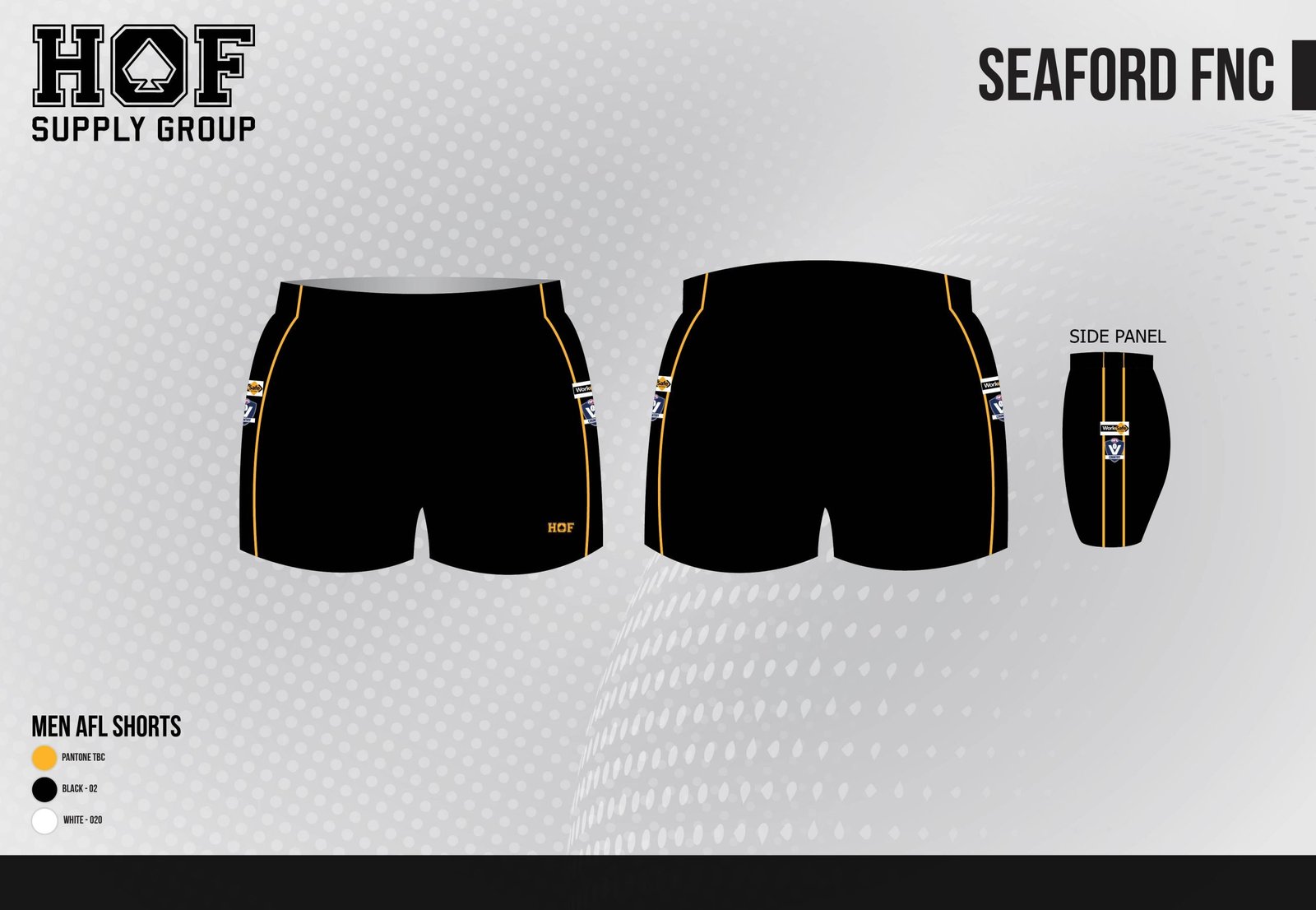 HOF-Seaford-FNC-25-01-24-02-scaled-1.jpg SFNC Black Football Playing Shorts - Image 1