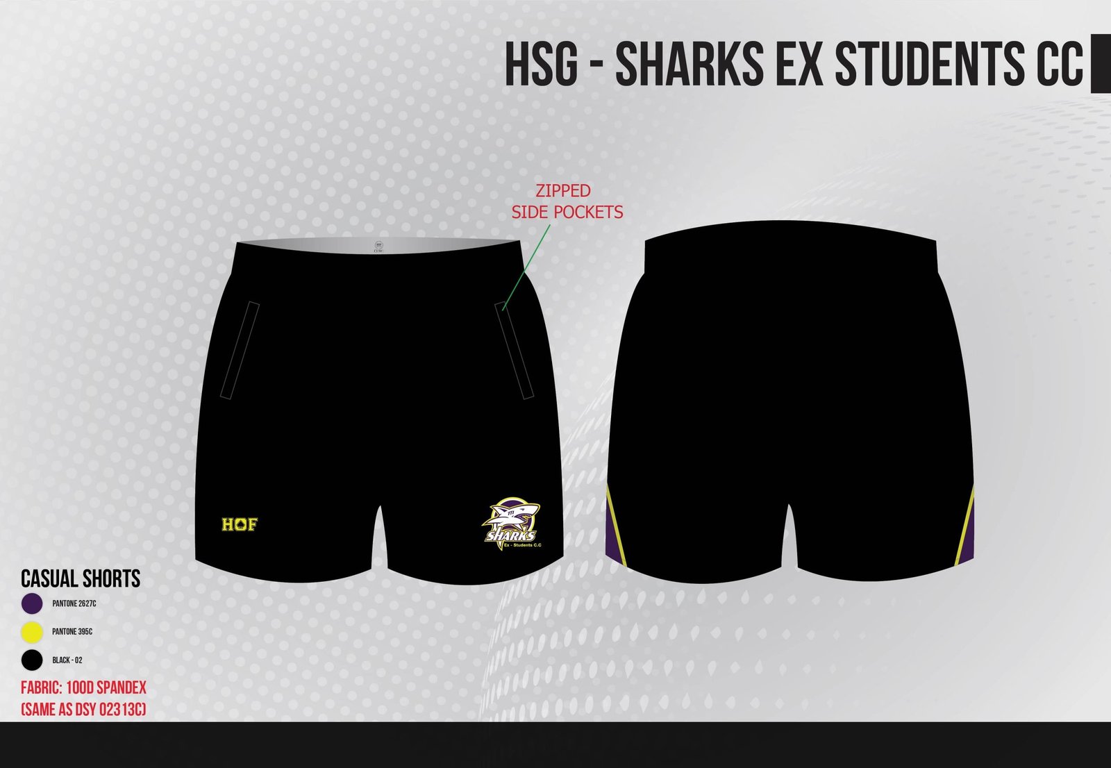 HOF-Sharks-Ex-Students-CC-06-09-24-15-scaled-1.jpg Club short - Unisex - Image 1