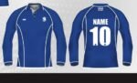 St David's Junior  LS polo - Royal (PLAYERS MUST CHECK WITH CLUB RE ALLOCATED NUMBER) - Image 3