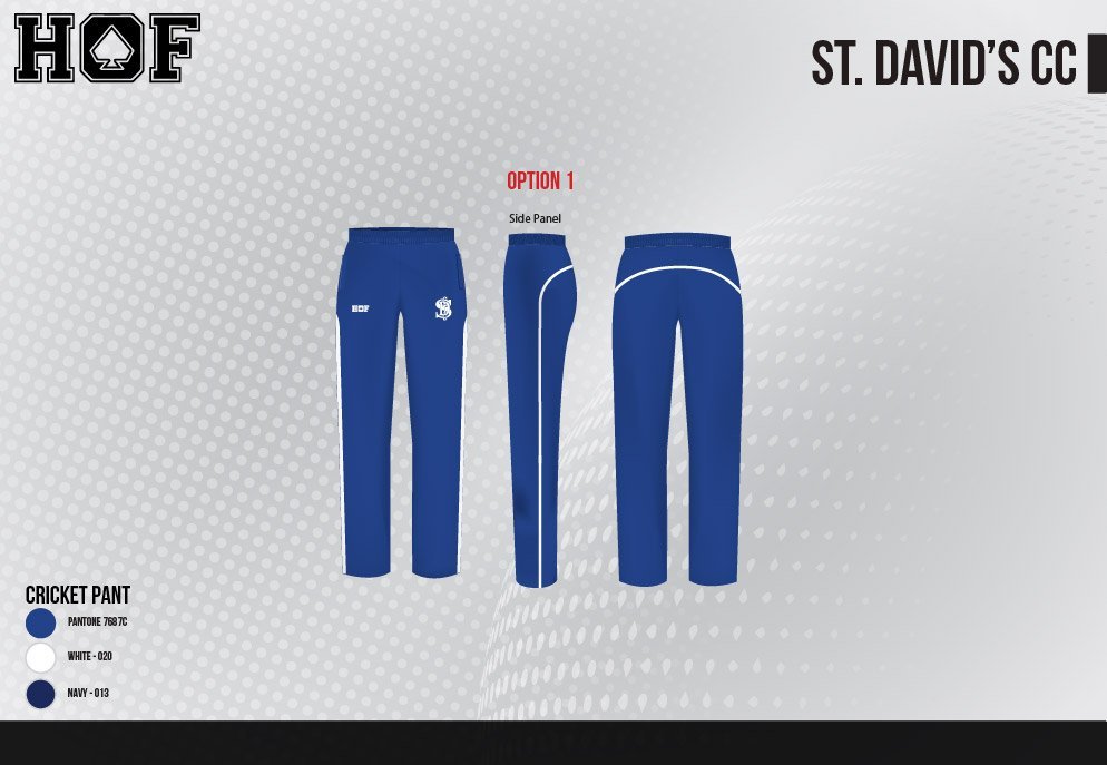 HOF-St-Davids-CC-16-07-25-03.jpg St David's CC 1Day Pant ( Required for 1st XI and T20 only) - Image 1