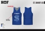 St David's CC Training Singlet - Add Name and Number (Optional)