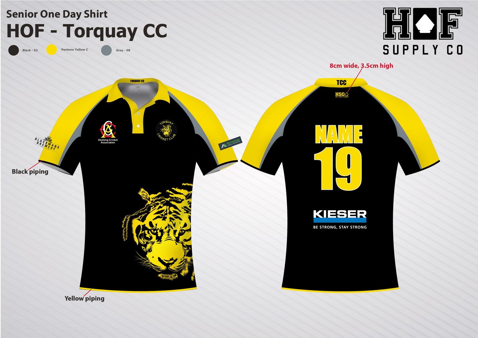 HOF-Torquay-Cricket-Club-22-08-20-01-scaled-1.jpg Short sleeve 1 day polo - Image 1