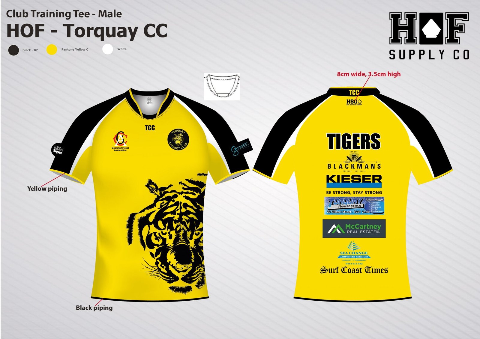 HOF-Torquay-Cricket-Club-22-08-20-08-scaled-1.jpg Short sleeve training tee - Image 1