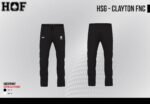 Clayton FC Track pant w ZIP leg
