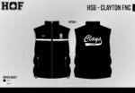 Clayton FC Puffer Vest - Image 2