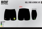 Hill End & Grove JFC  Training / Casual Shorts - Adults
