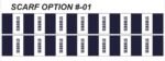 Chelsea JFC Scarf  (NAVY) - WS - Image 2