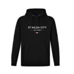 STKC SNR Women's Solid Fleece Club Hoody - BLACK