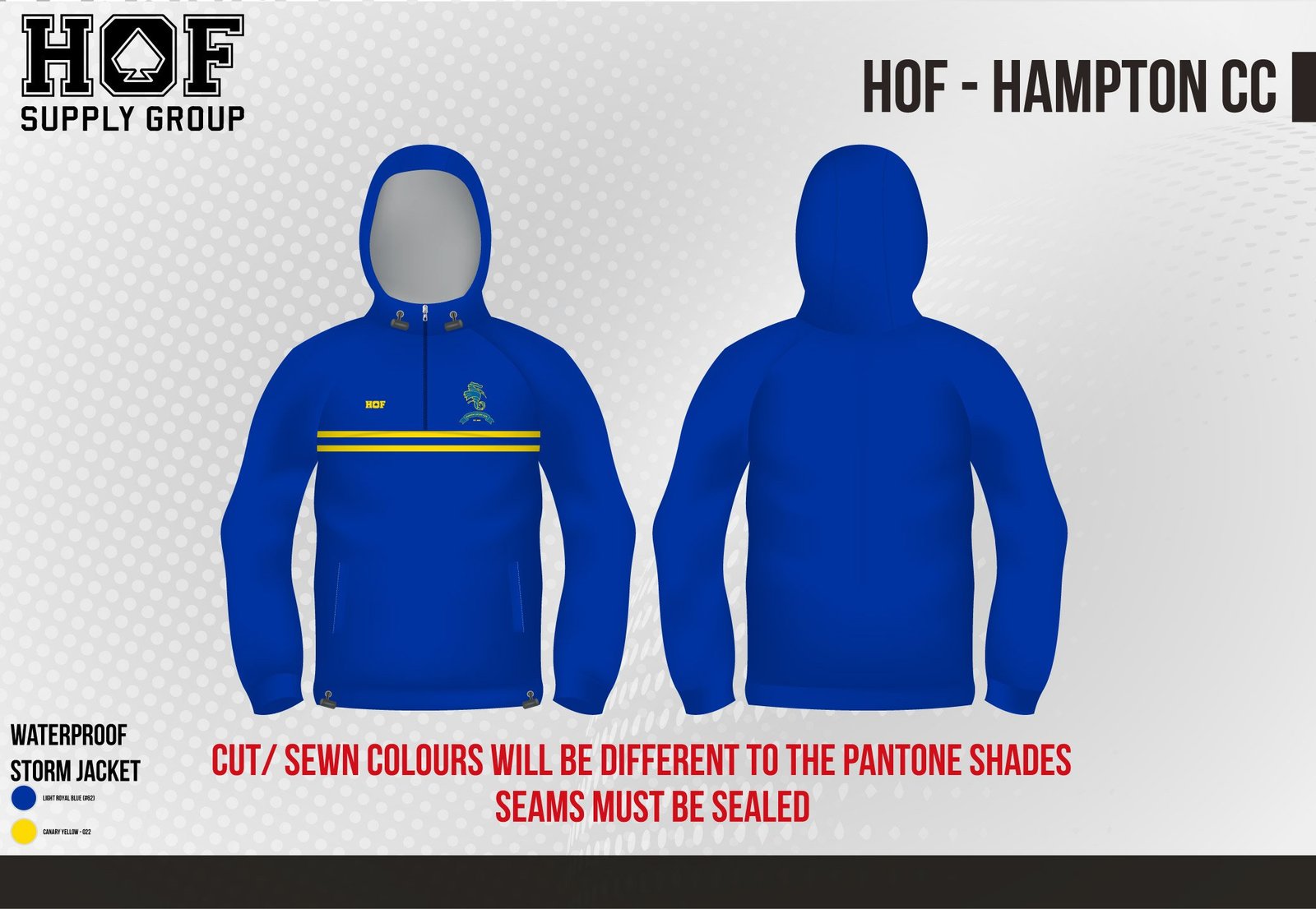 SLG-Hampton-CC-16-06-25-05.jpg Hampton CC Storm Pop Over - 100% waterproof jacket - Image 1