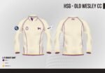 OWCC Long Sleeve Cream polo