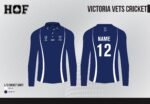 Vic Vets Navy LS Polo - Name / Number
