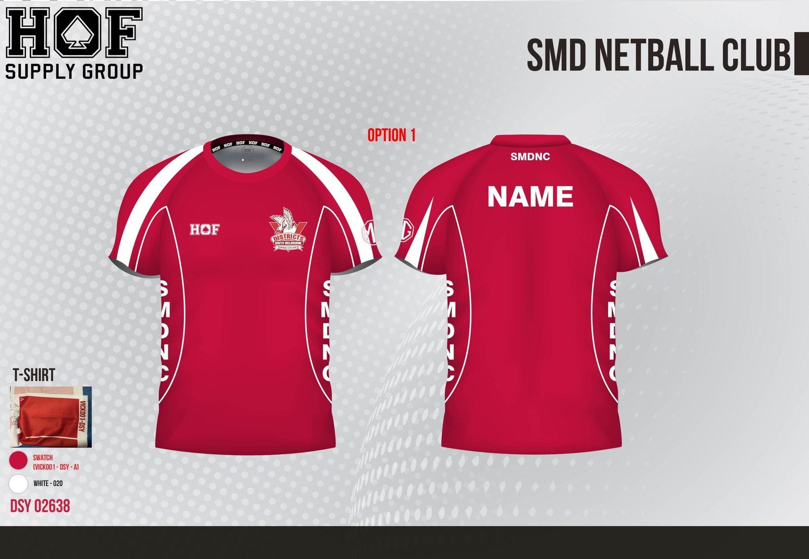 SMD-Netball-Club-28-02-25-01-scaled-1.jpg SMD Netball Training Tee - ADULTS Add Name - Image 1