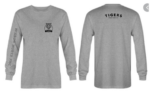 Mirboo North LS Cotton Printed Tee - Grey KIDS - Wholesale
