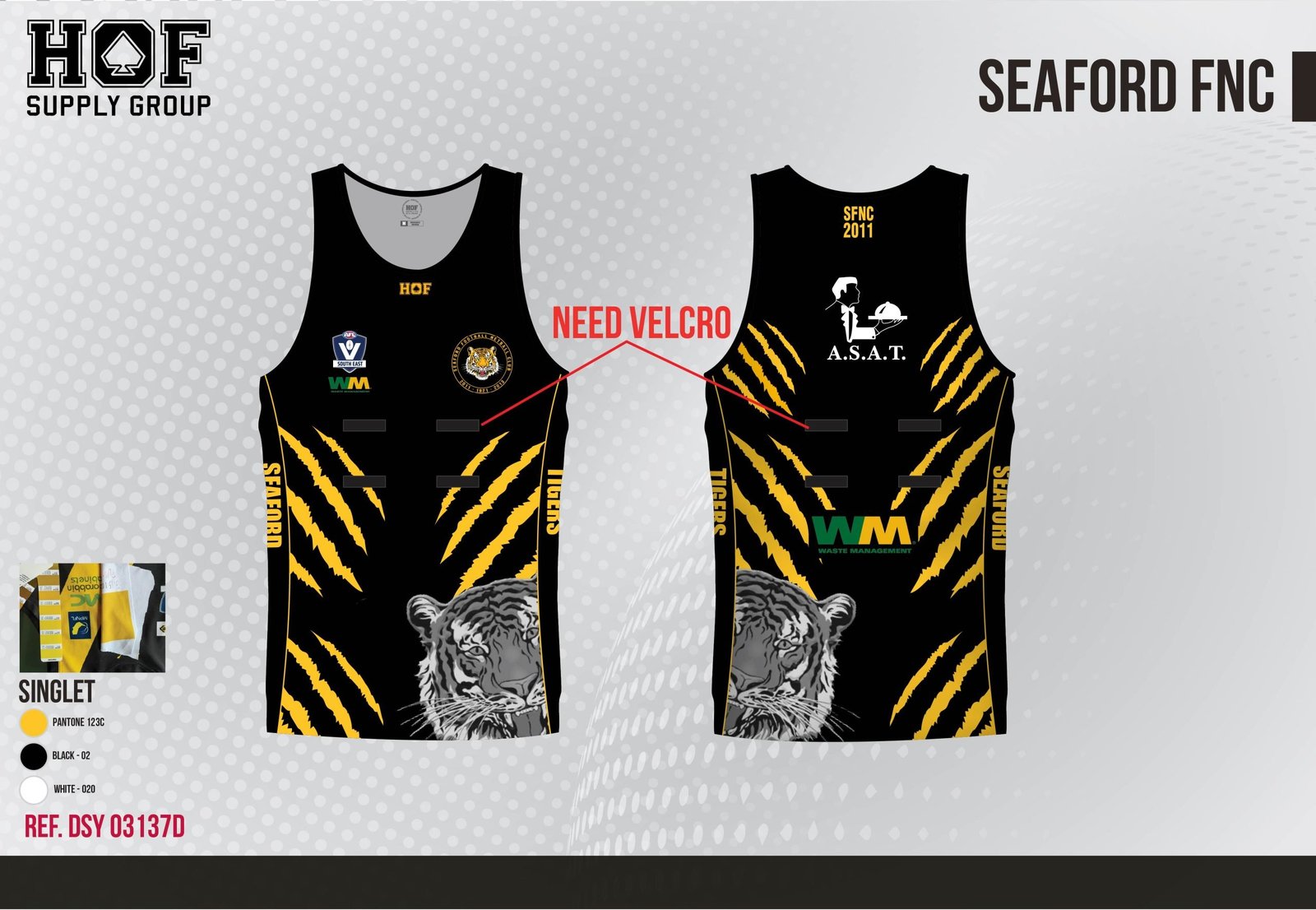 Seaford-FNC-04-02-24-04-scaled-1.jpeg SFNC Netball Game / Training Singlet - Image 1