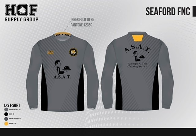 HOF - Seaford FNC 06-10-23 SFNC Grey Training LS Tee - WS - Image 1