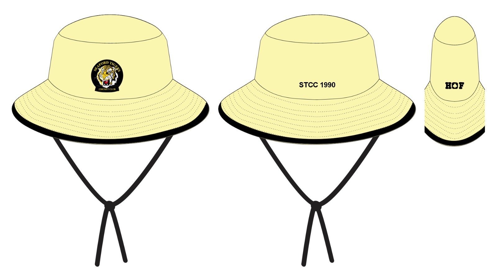 b3e42275-c283-42a7-afce-1bc6f7811daa.jpg STCC BUCKET HAT w Drawstring - Off White - Image 1