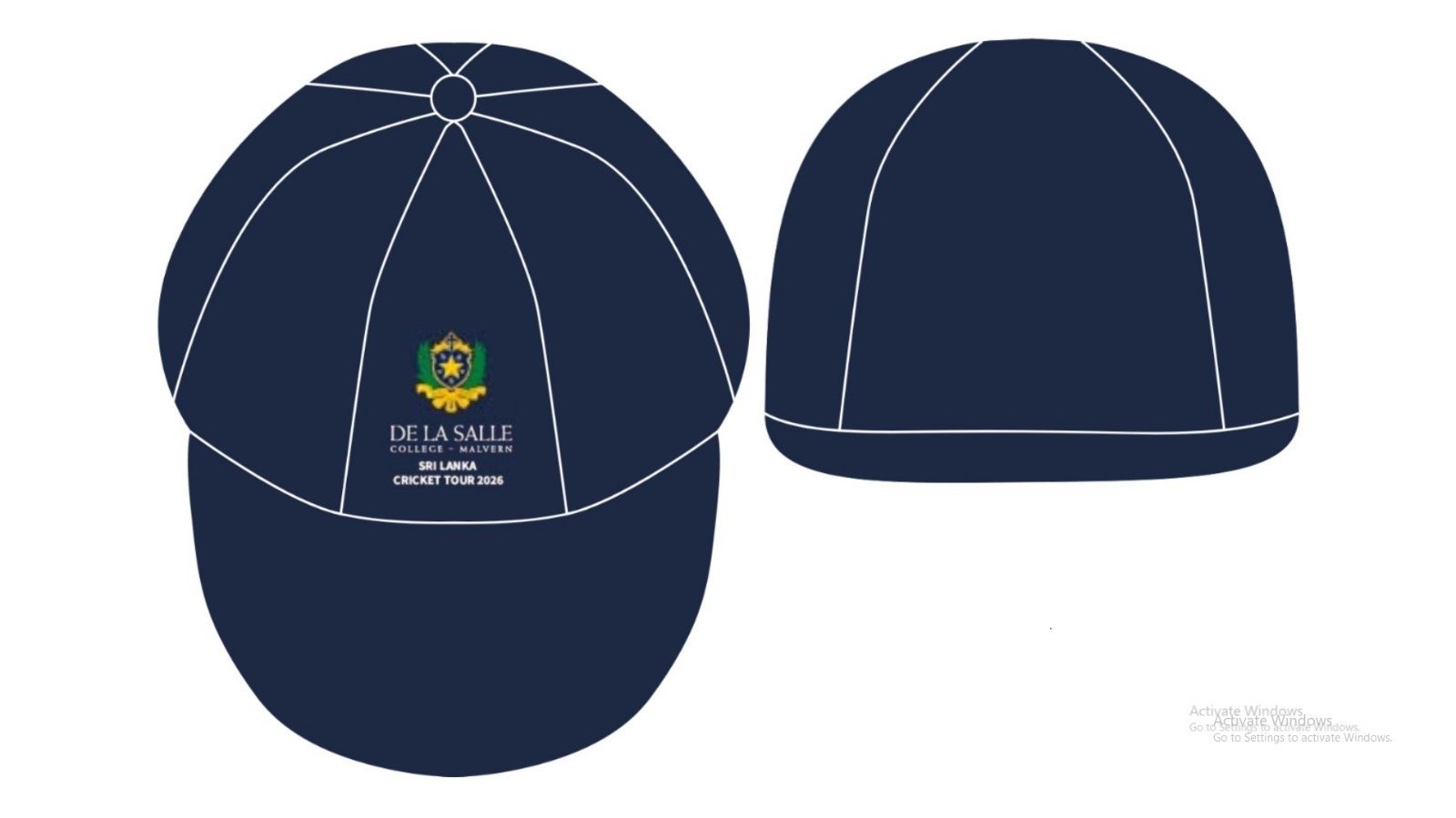 f7c652dc-5e41-4da0-a218-bf724f62c91f.jpg De La Salle Sri Lanka Tour 2026 Baggy Cap - English Fit - Image 1